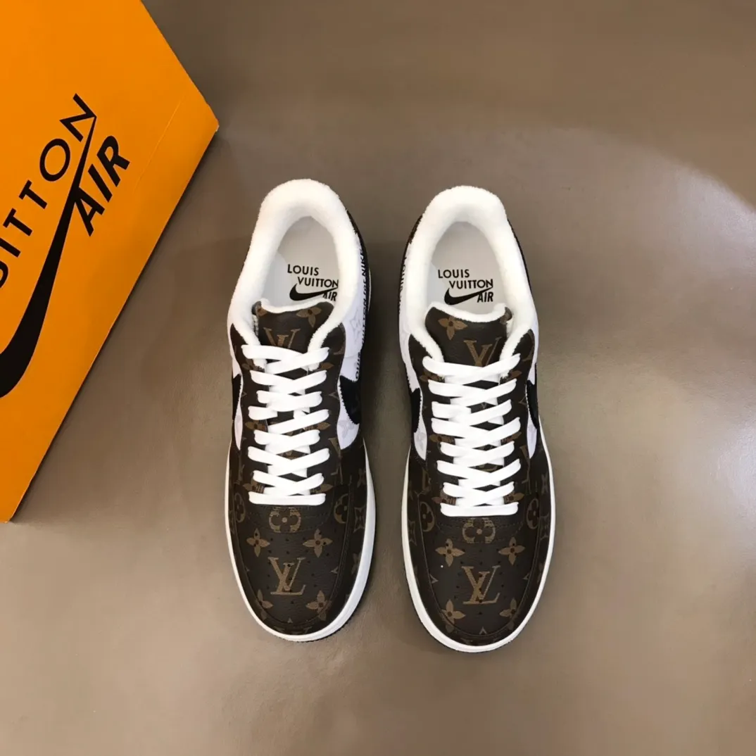 Men's shoes 💰p420 "*OUIS *UITTO*" x OFF-WHITE x Nike tripartite collaboration! Trendy and cool men's casual sports shoes with unrivaled color matching. The design idea basically continues the style of THE TEN. The Swoosh line and tongue label have a very familiar visual effect and are both fashionable and trendy! A must-have for fashionistas! The effect on your feet is absolutely stunning! (The original drawer packaging accessories are complete) Code number 38-45